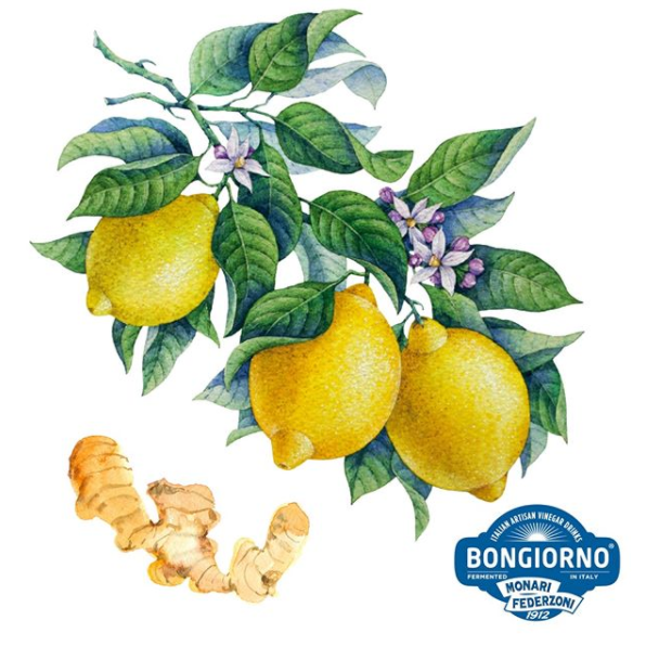 Jus de gingembre au citron - 500 ml pour votre semaine